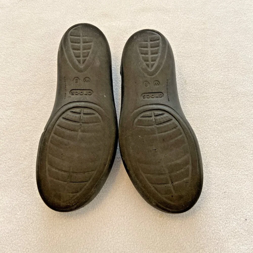 Crocs Kadee Women's sling  back Classic ballet flats  Shoes comfort 8 black - Picture 7 of 8